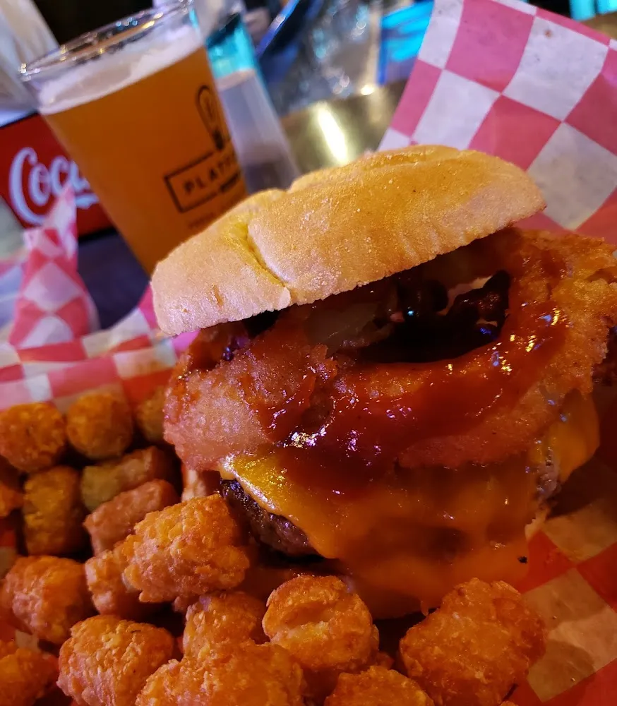 Western Burger and Tots
