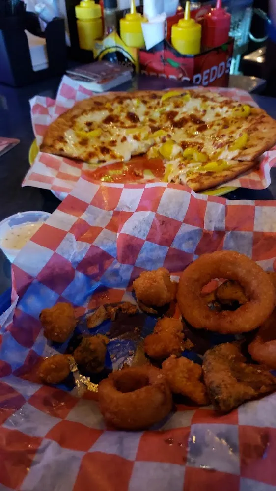 White Pizza and Appetizer Sampler
